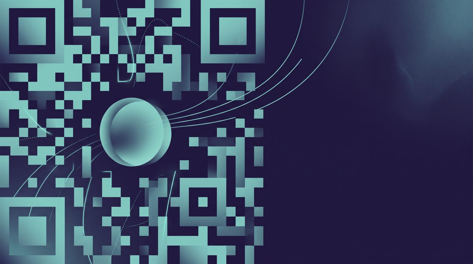 A QR Code Can't Fail a DMARC Check, Which Is Exactly Why Scammers Love It — editorial illustration