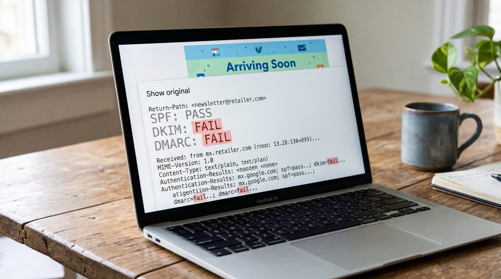 Gmail si čte vaše potvrzení dřív, než je otevřete, a podvodníci o tom vědí — redakční ilustrace