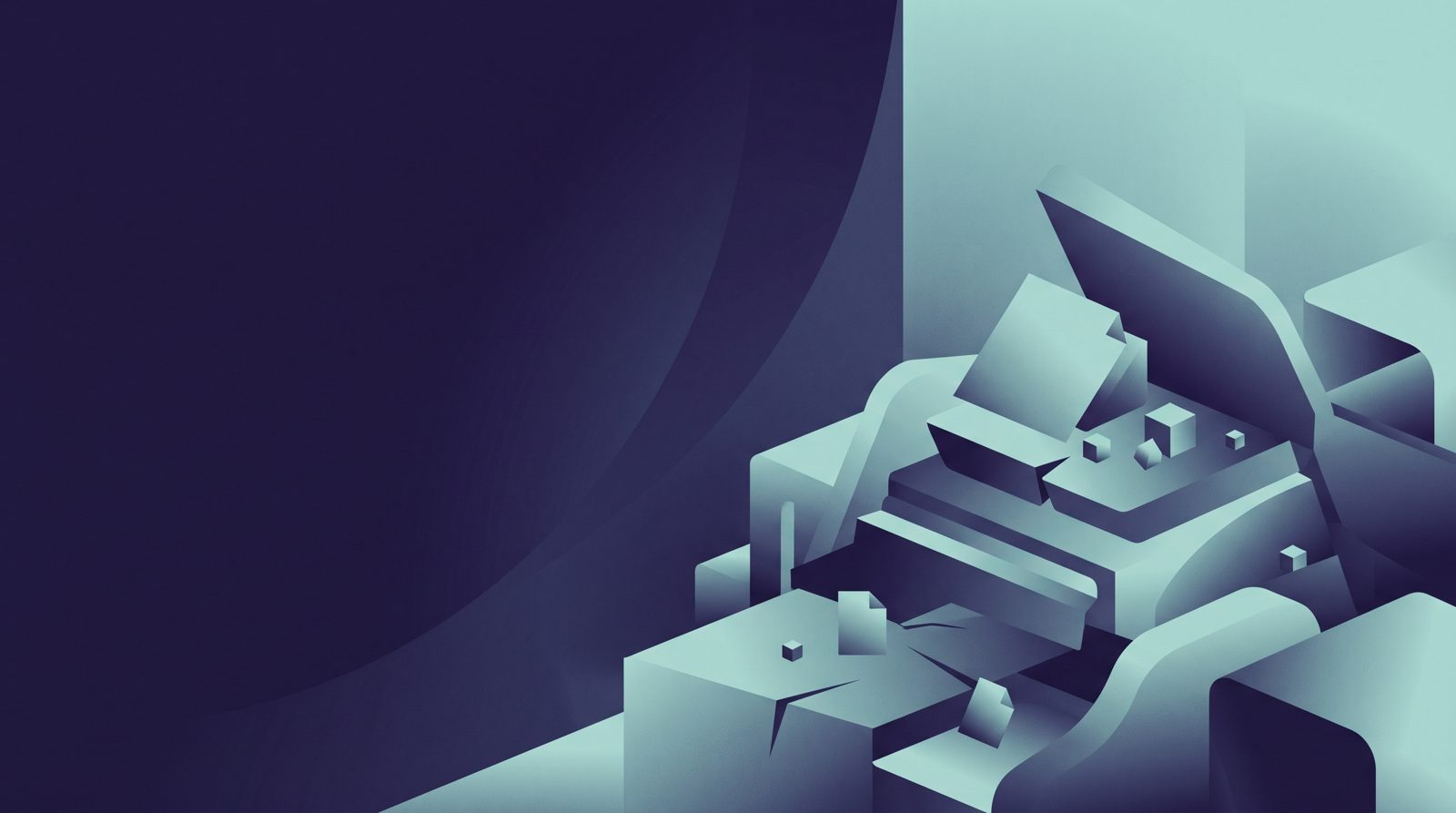 Your Inbox Is a Landfill and Google Is Charging You to Keep It — editorial illustration